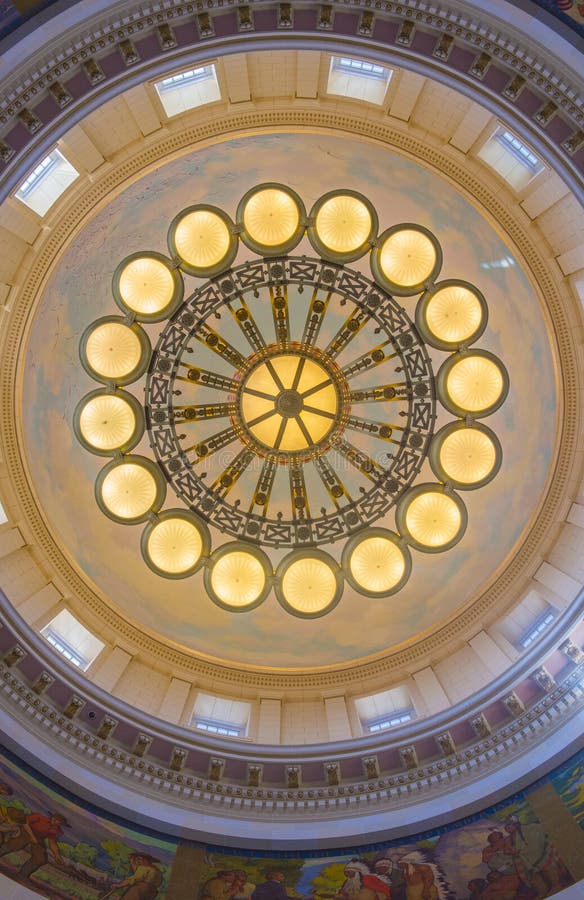 Interno di costruzione del Campidoglio dello stato dell'Utah fotografie stock Interno di costruzione del Campidoglio dello stato dell'Utah fotografie stock