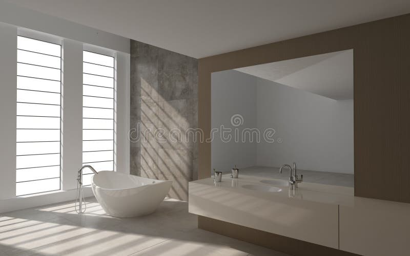 Interno moderno del bagno fotografia stock Interno moderno del bagno fotografia stock