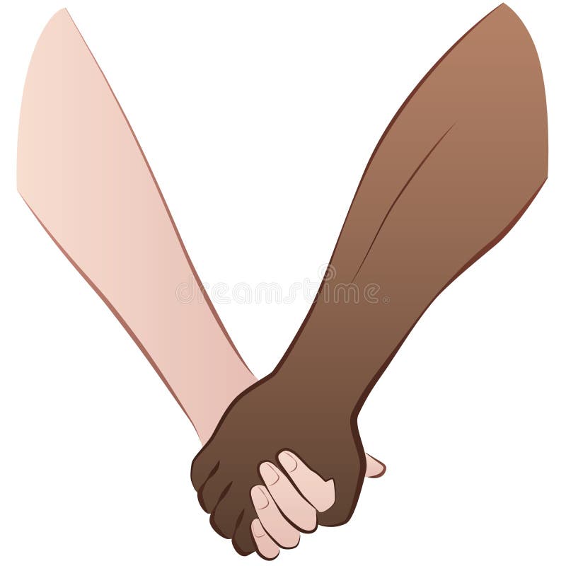 wallpapers Love Cartoon Holding Hands Couple Black And White Images black love couple holding hands stock