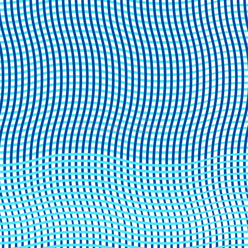 Blue Criss Cross Net Pattern Line on White Background . Vector ...