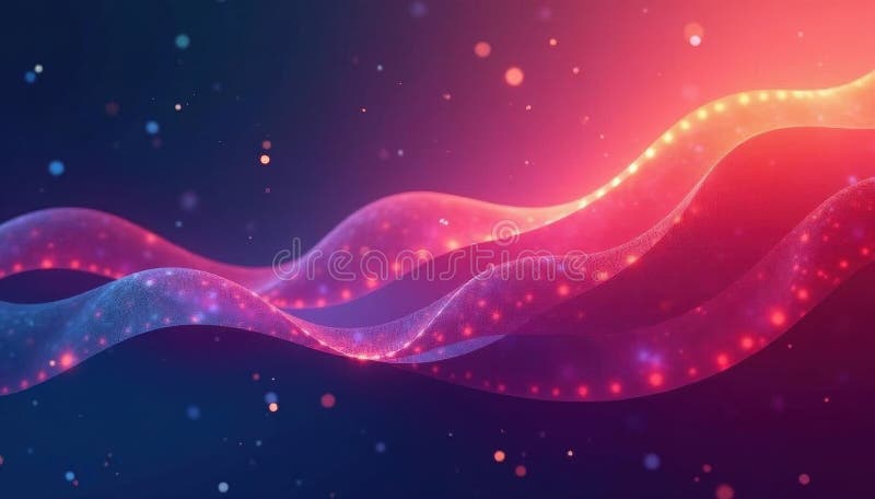 Intersecting lines, saturated hues, soft focus, dynamic lines, vector graphics, web design royalty free illustration