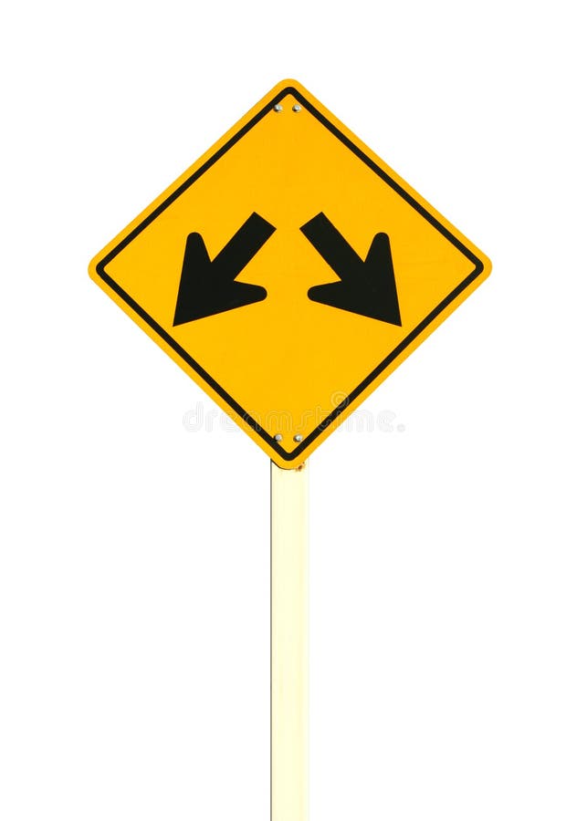 Intersection sign royalty free stock images