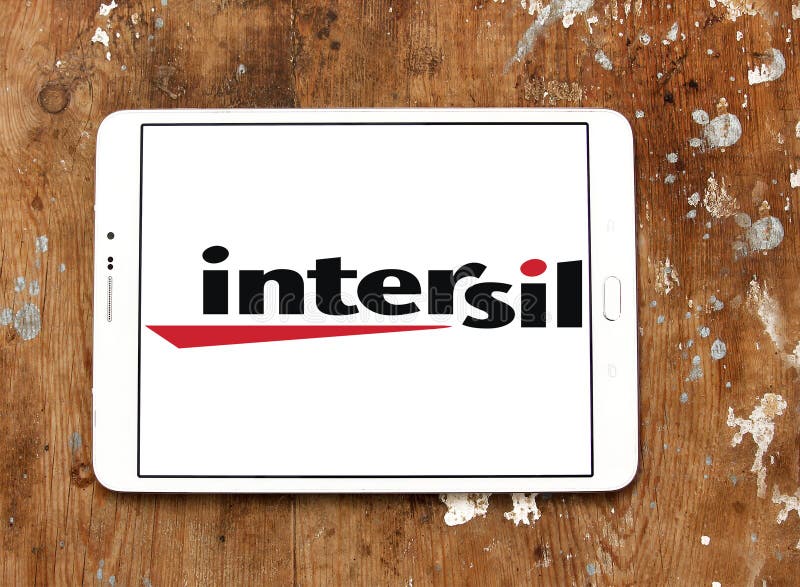 Intersil Semiconductor Company Logo Editorial Photography - Image of
