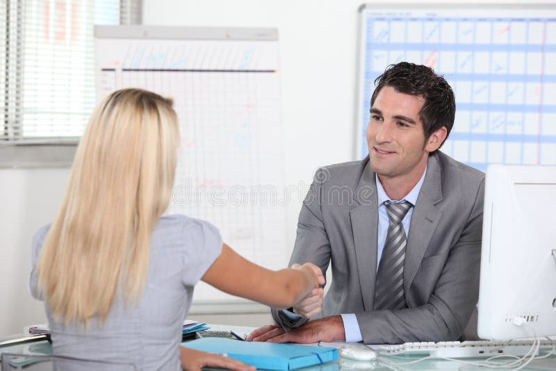 Interview royalty free stock image