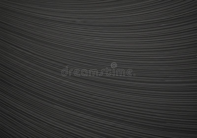 Interwoven arcs of gray lines on a dark background create a mesmerizing abstract stock illustration