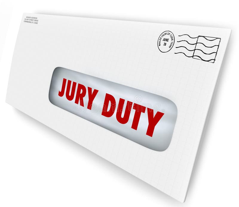 A intimação do envelope do dever de júri aparece caso de lei legal da corte