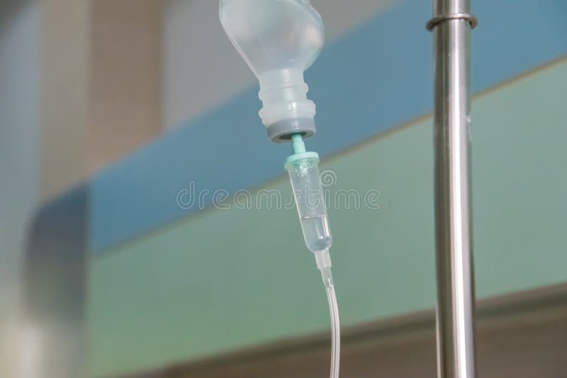 Intravenous Drip Medication in the Hospital Stock Image Image of