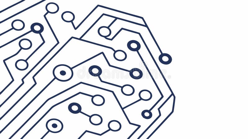 Intricate circuit board pattern, a complex vector design of technology and data. vector design Generative AI stock illustration