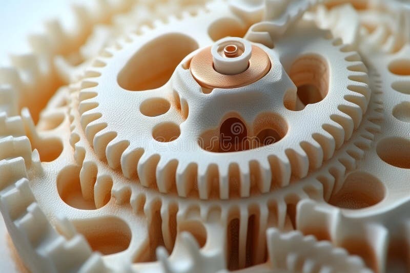 Intricate Mechanical Gears and Clockwork Mechanism stock illustration