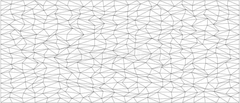 Intricate geometric chaos pattern - abstract network design for modern backgrounds and texture applications vector illustration