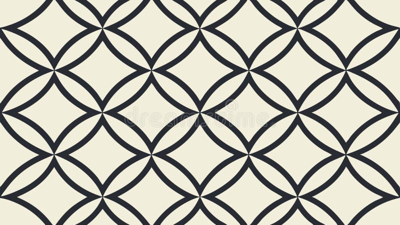 Intricate Geometric Lattice Pattern Abstract Design, vector design Generative AI royalty free illustration