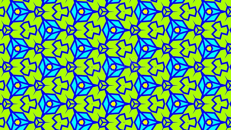 Intricate geometric pattern featuring a repeating design of interlocking shapes stock illustration