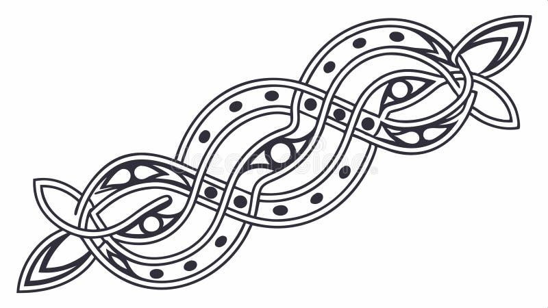 Intricate geometric repeating pattern with symmetrical designs vector design Generative AI vector illustration