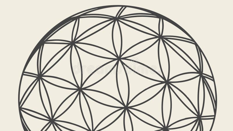 Intricate Geometric Sphere Pattern Abstract Design, vector design Generative AI stock illustration