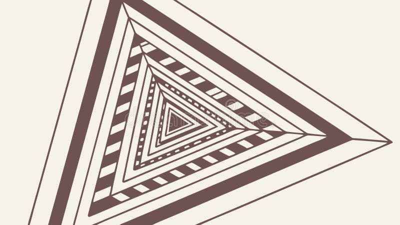 Intricate Geometric Triangle Pattern, Abstract Art Design, vector design Generative AI stock illustration