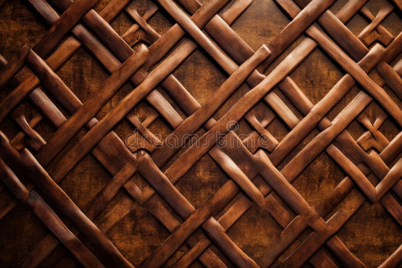 Intricate Patterns on Cladding Board stock illustration