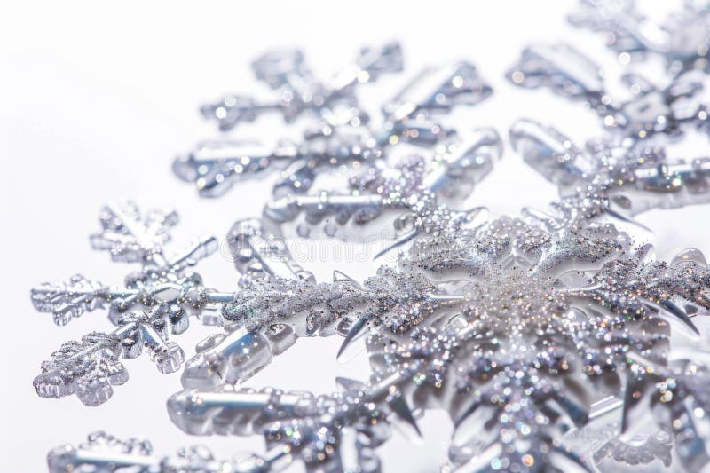Intricate Patterns of a Snowflake vector illustration