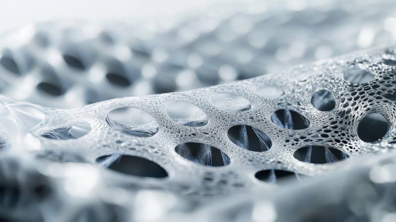 Intricate structure of advanced material surface royalty free illustration