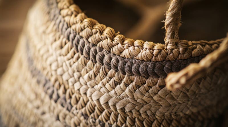 Intricato panchetry nativo americano, una ravvicinata dei modelli tradizionali di tessitura e dei tessuti sughi illustrazione di stock