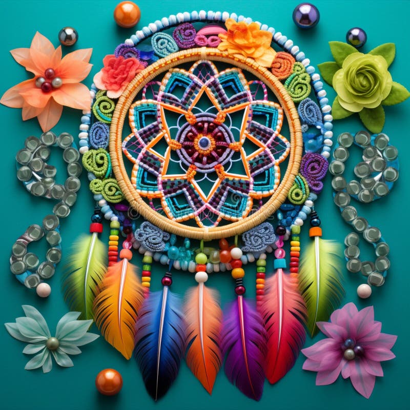Intricato saracinesca con dea con motivi ispirati all'America royalty illustrazione gratis