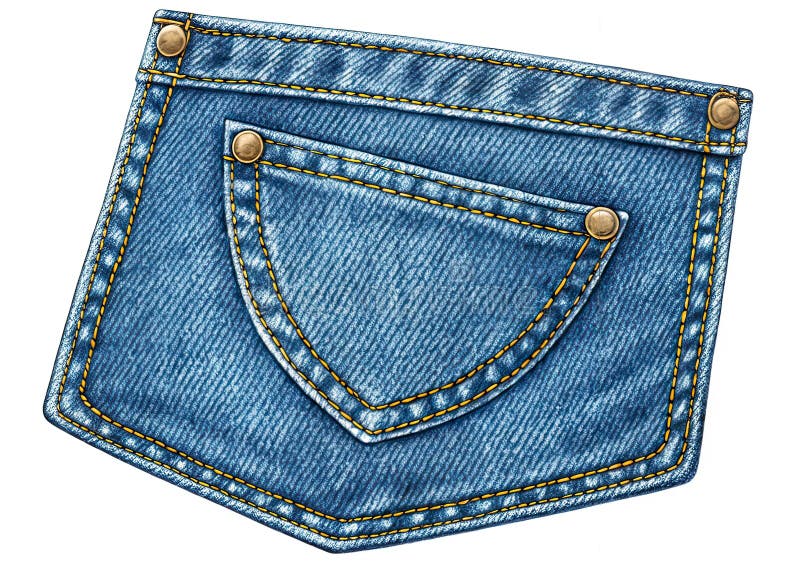 Intriguing Texture and Stitching Detail of a Blue Denim Back Pocket A Masterclass in CloseUp Photography Using the stock photography