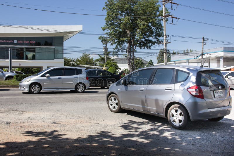 Intymny Miasto Samochód Honda Jazz Pięć Drzwi Hatchback