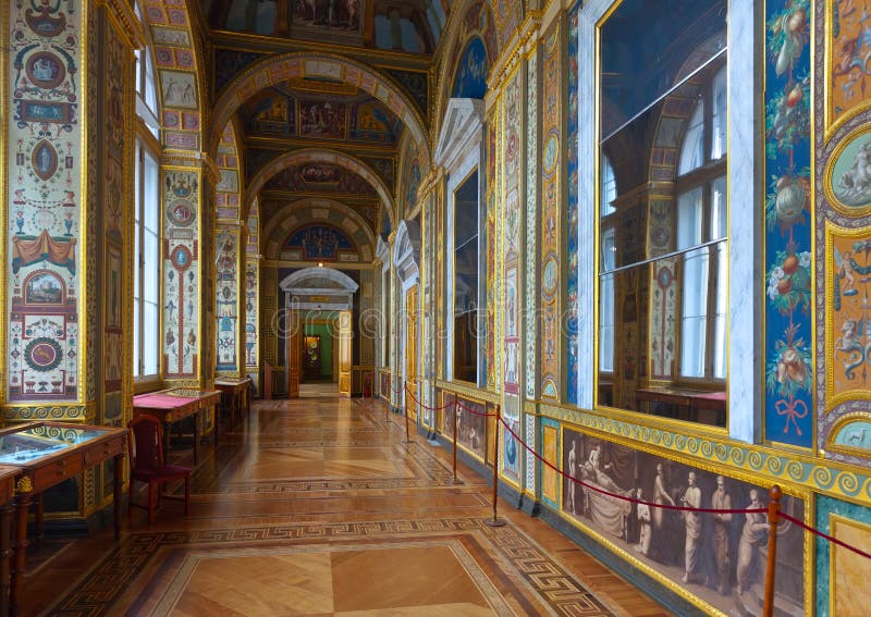 Intérieur d'ermitage d'état. St Petersbourg image stock Intérieur d'ermitage d'état. St Petersbourg image stock