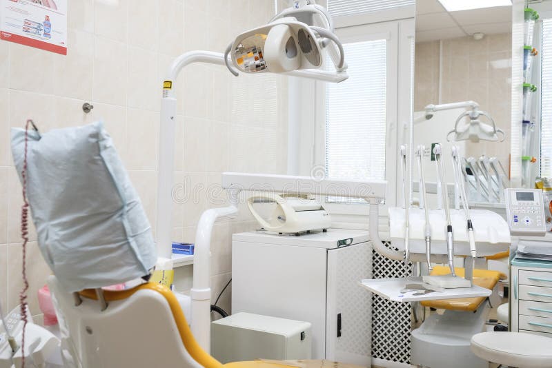 Intérieur d'une clinique stomatologic photo libre de droits Intérieur d'une clinique stomatologic photo libre de droits
