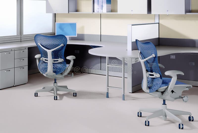Intérieur de bureau illustration libre de droits Intérieur de bureau illustration libre de droits