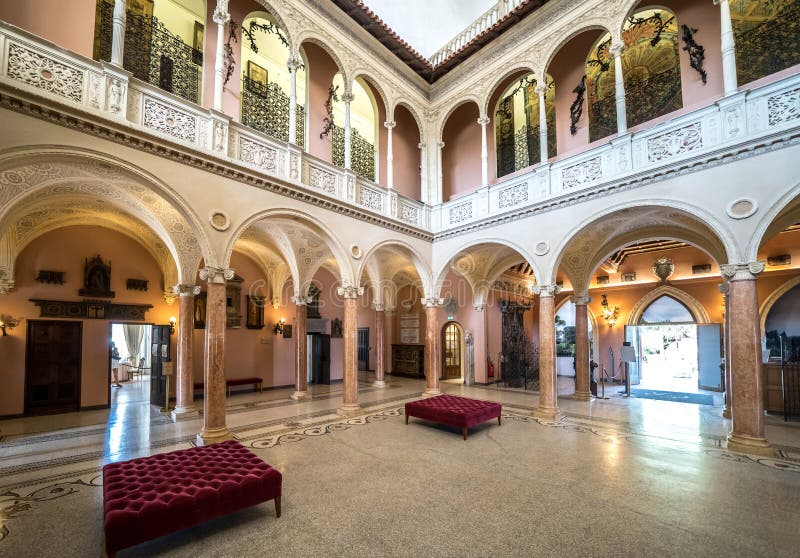 Interior of famous Villa Ephrussi de Rothschild in Nice, France. Interior of famous Villa Ephrussi de Rothschild in Nice, France