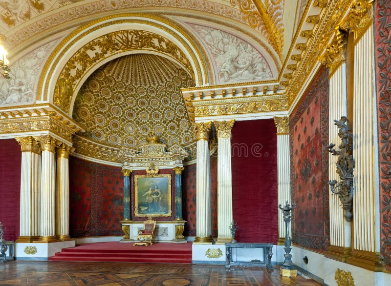 Intérieur de palais d'hiver images libres de droits Intérieur de palais d'hiver images libres de droits