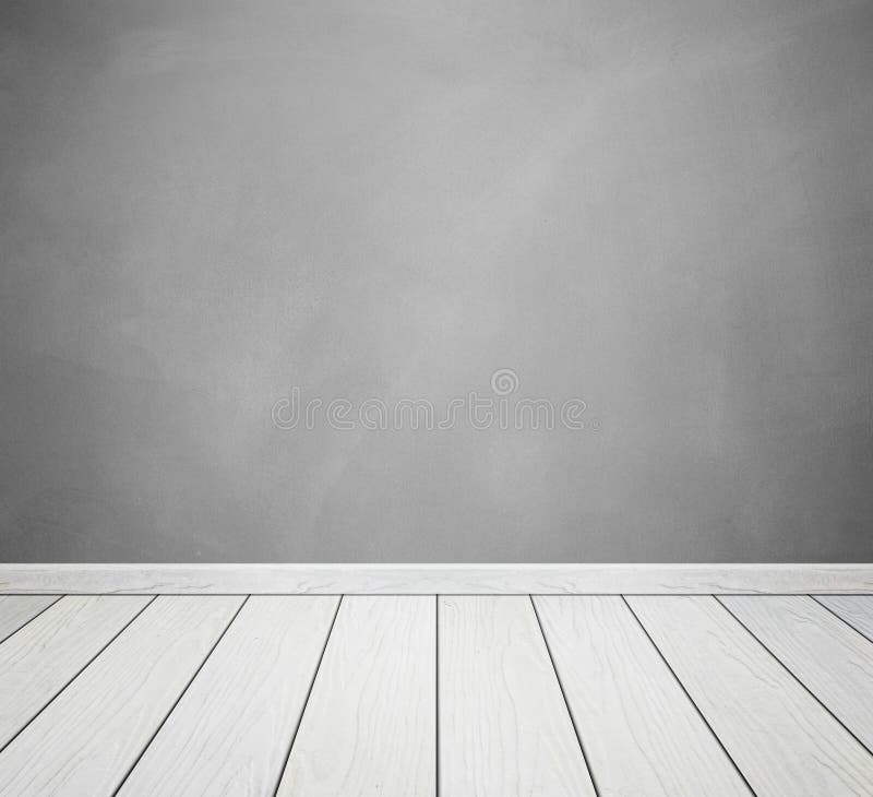 Intérieur de pièce avec le plancher de mur en béton et en bois photo libre de droits Intérieur de pièce avec le plancher de mur en béton et en bois photo libre de droits