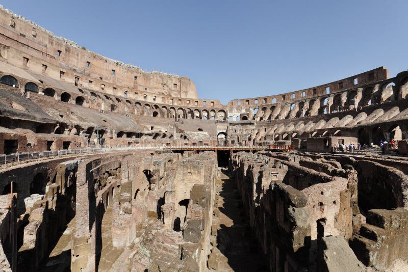 Intérieur de Roman Colosseum images stock Intérieur de Roman Colosseum images stock