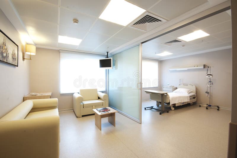 Intérieur Privé De Chambre De Hôpital Photo stock Image du médical