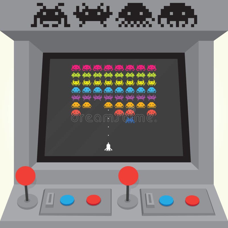 Invaders arcade machine