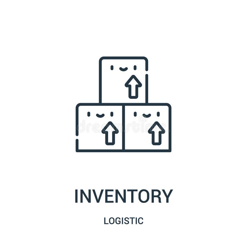 Inventory Icon Vector from Esports Concept. Thin Line Illustration of ...