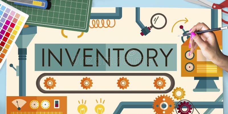 Inventory Stock Manufacturing Assets Goods Concept