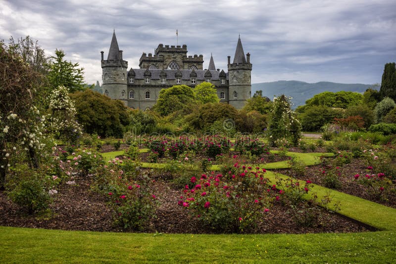 Inveraray Castle is the Ancestral Home of the Duke of Argyll, Chief of the  Clan Campbell Editorial Stock Photo - Image of cloudy, cloud: 216591538