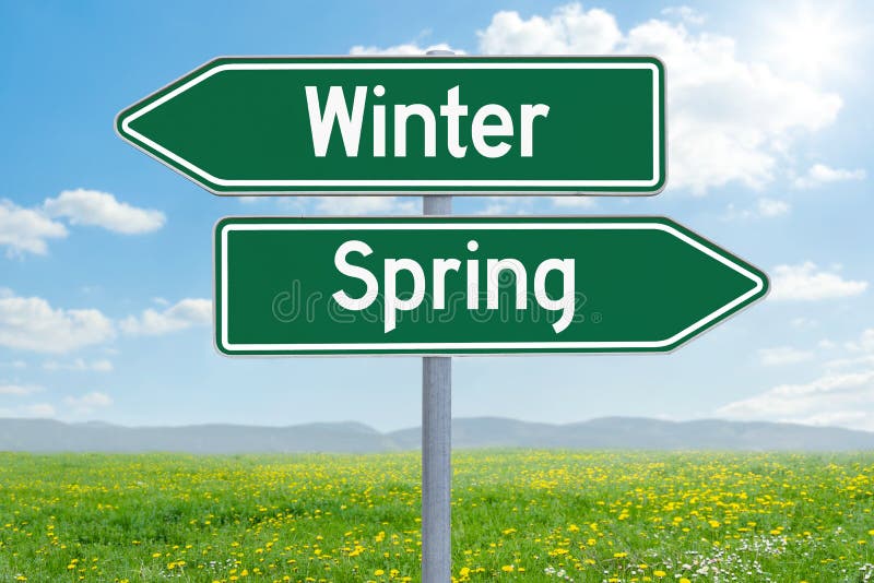 inverno ou mola imagem de stock inverno ou mola imagem de stock