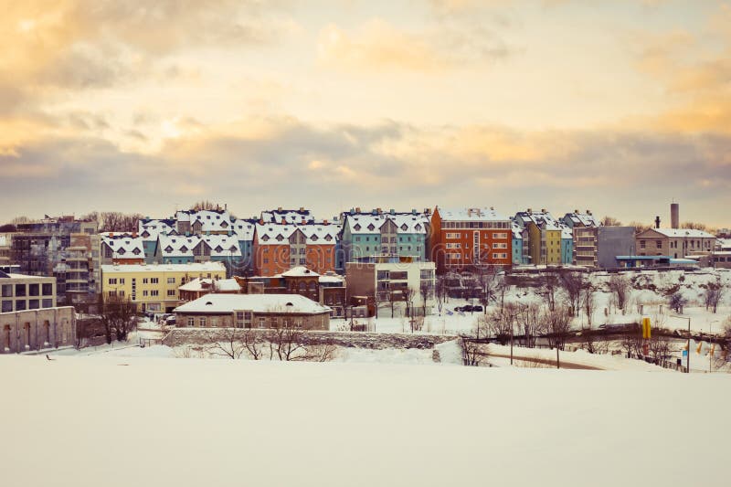 Inverno Tallinn immagine stock libera da diritti Inverno Tallinn immagine stock libera da diritti