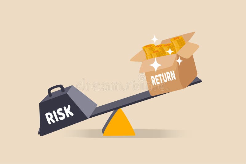 Investment high risk high expected return, investor risk appetite in securities and investment asset to get high reward concept, balance with heavy risk burden make box of rich money dollar reward. Investment high risk high expected return, investor risk appetite in securities and investment asset to get high reward concept, balance with heavy risk burden make box of rich money dollar reward