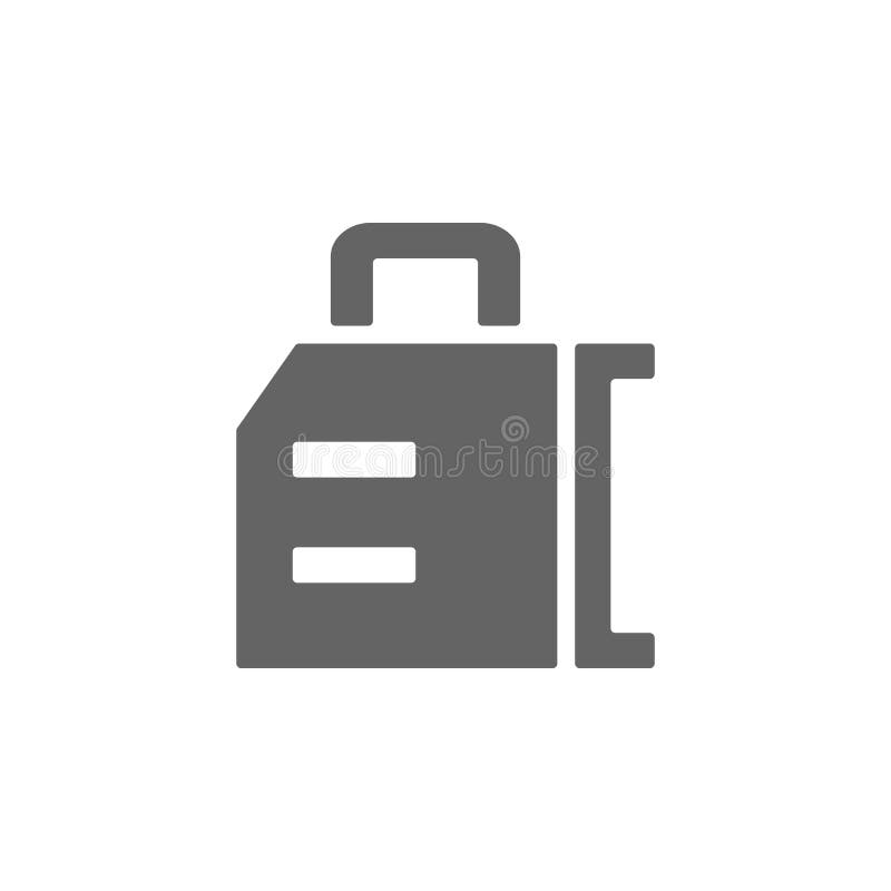 Inverter, machine, welding icon. Element of materia flat tools icon royalty free illustration