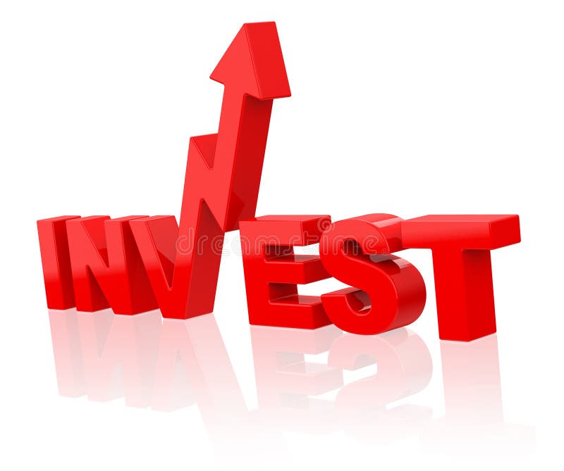 Invest stock abbildung. Illustration von finanziell, investiert - 46341824