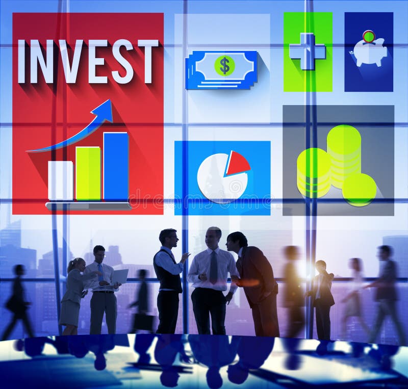 Invest Analysis Financial Economy Planning Concept royalty free stock image