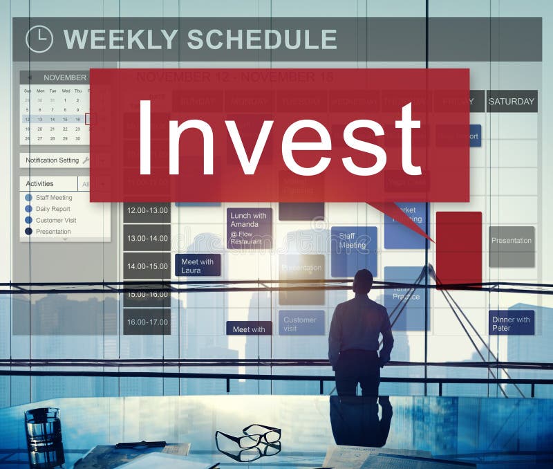 Invest Assets Banking Economy Financial Profit Concept royalty free stock photos