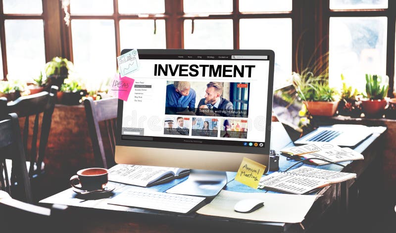 Invest Investment Profit Revenue Economy Concept royalty free stock image