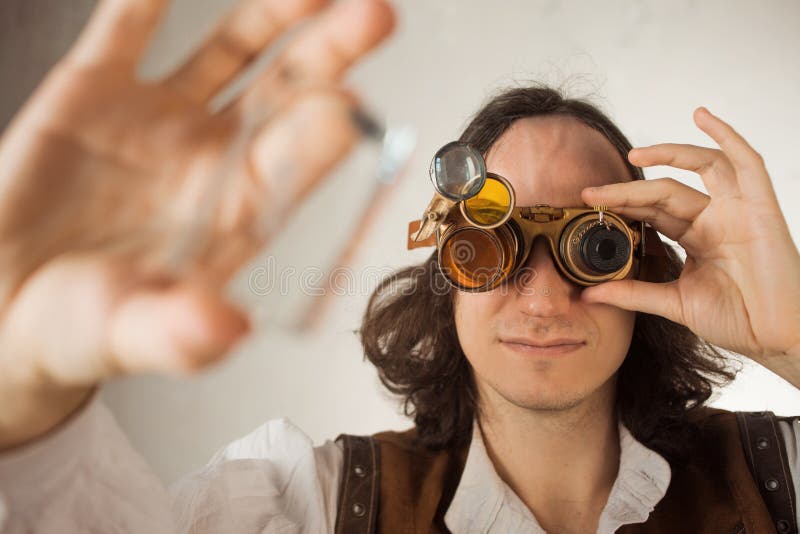 Lentes estilo steampunk sale