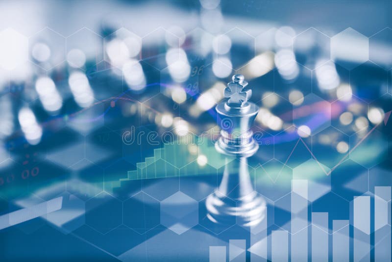 Investment Leadership Concept : The King Chess Piece With Chess Others  Nearby Go Down From Floating Board Game Concept Of Business Ideas And  Competition And Strategy Plan Success Meaning, Stock Photo, Picture