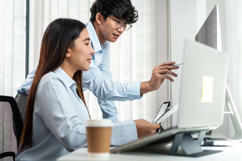 Investor business team working with computer, tablet and analyzing graph stock market trading planning with chart data financial stock photos