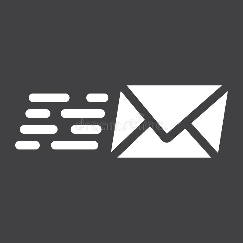 Invii con la posta elettronica l'icona, il seo e lo sviluppo di glifo di vendita royalty illustrazione gratis Invii con la posta elettronica l'icona, il seo e lo sviluppo di glifo di vendita royalty illustrazione gratis